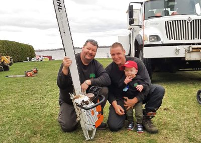 Stéphane et sa famille - Service élageage arbre à Montréal - Service arbre Stéphane